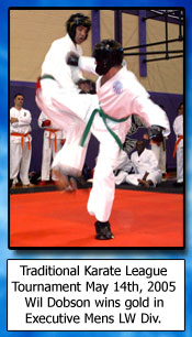 Wil Dobson takes the Gold in Taekwondo fighting
